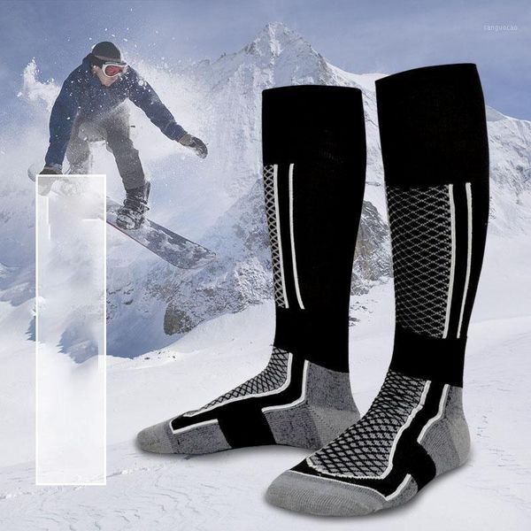 sports socks ski outdoor hiking long tube thickening warm breathable wear-resistant quick-drying1, Black
sports socks ski outdoor hiking long tube thickening warm breathable wear-resistant quick-drying1, Black
