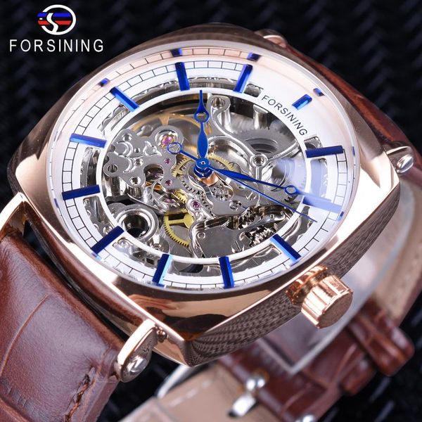 wristwatches forsining brown genuine leather fashion blue hands design square case men's watch automatic mechanical watches, Slivery;brown
wristwatches forsining brown genuine leather fashion blue hands design square case men's watch automatic mechanical watches, Slivery;brown