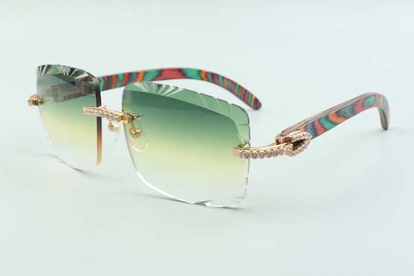 2021 style selling peacock wooden temples glasses 3524020, cutting lens medium diamonds sunglasses, size: 58-18-135mm, White;black
2021 style selling peacock wooden temples glasses 3524020, cutting lens medium diamonds sunglasses, size: 58-18-135mm, White;black