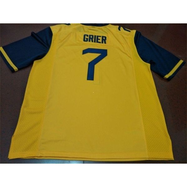 men wvu mountaineers will grier #7 real full embroidery college jersey size s-4xl or custom any name or number jersey, Black
men wvu mountaineers will grier #7 real full embroidery college jersey size s-4xl or custom any name or number jersey, Black