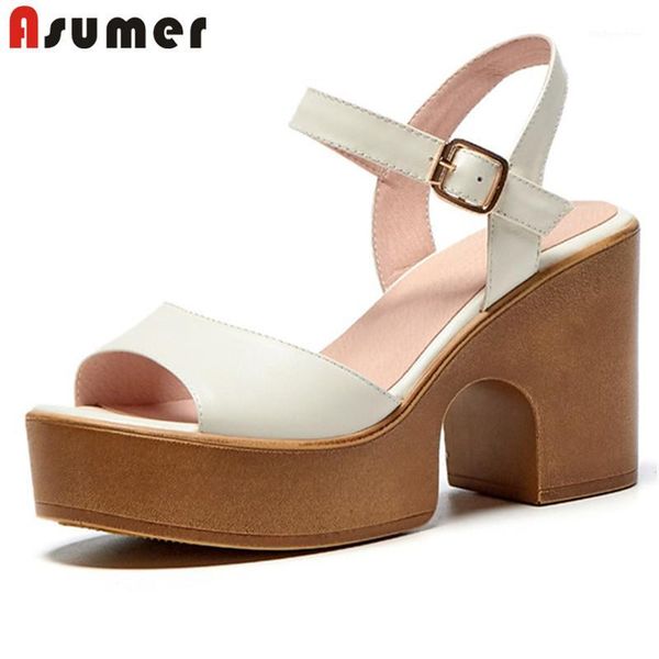 sandals asumer 2021 vintage thick heel platform shoes women genuine leather simple casual ladies1, Black
sandals asumer 2021 vintage thick heel platform shoes women genuine leather simple casual ladies1, Black