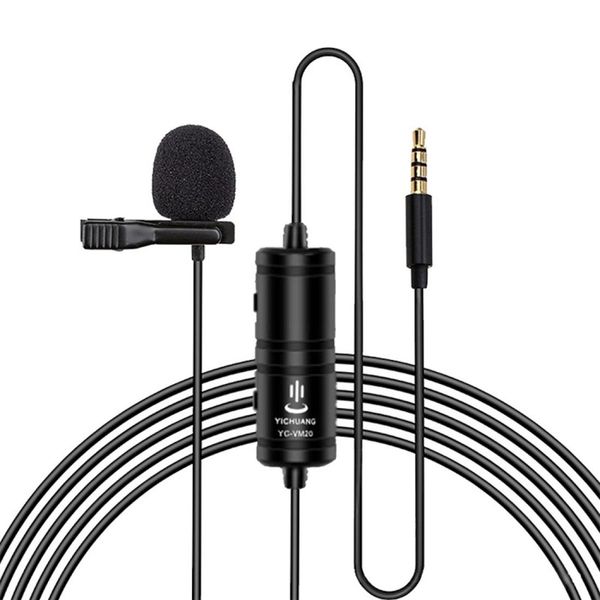 yichuang yc-vm20 35mm port video recording omnidirectional lavalier microphone cable length 6m
yichuang yc-vm20 35mm port video recording omnidirectional lavalier microphone cable length 6m