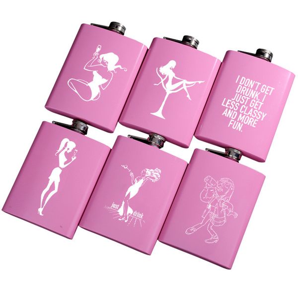 8 oz plum rose red metal stainless steel hip flask for women lady drinking quotes gift fashion wine pot flagon lx3456
8 oz plum rose red metal stainless steel hip flask for women lady drinking quotes gift fashion wine pot flagon lx3456