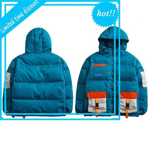 men hip hop hooded jacket streetwear patchwork pockets padded parka windbreaker winter warm outwear, Black;brown
men hip hop hooded jacket streetwear patchwork pockets padded parka windbreaker winter warm outwear, Black;brown