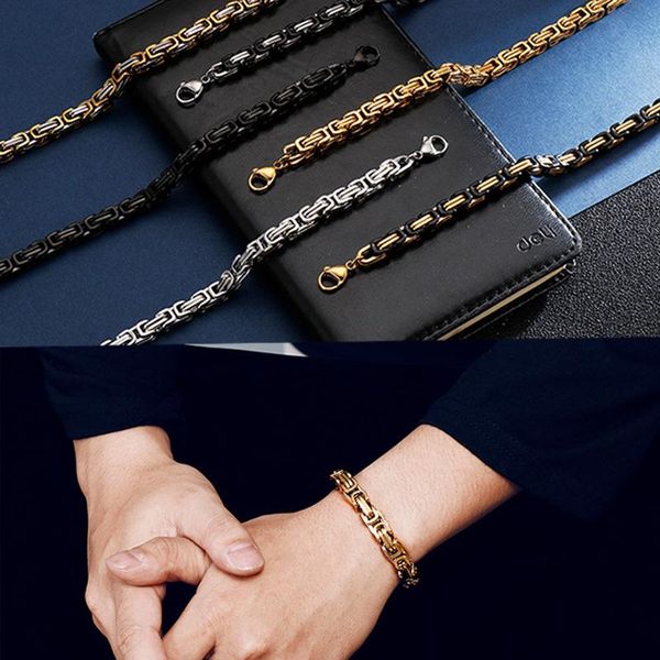 trendy men bracelet stainless steel black gold silver color bracelets fashion jewelry hippop street style punk link chain bangle, Golden;silver
trendy men bracelet stainless steel black gold silver color bracelets fashion jewelry hippop street style punk link chain bangle, Golden;silver