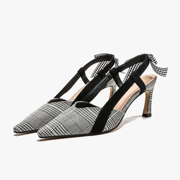 7cm pumps 2020 summer new women's shoes pointed houndstooth fashion high-heeled sandals european style bow women's sandals wild, Black
7cm pumps 2020 summer new women's shoes pointed houndstooth fashion high-heeled sandals european style bow women's sandals wild, Black