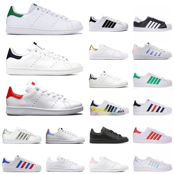 all white 2021 new arrival stan smith flat casual shoes superstars mens womens white leather red green outdoor sport trainers sneakers 36-45, Black
all white 2021 new arrival stan smith flat casual shoes superstars mens womens white leather red green outdoor sport trainers sneakers 36-45, Black