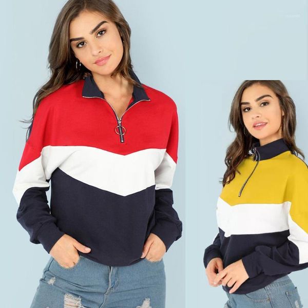 new fashion womens ladies patchwork color long sleeve zipper loose hoodie sweatshirt casual hooded jumper pullover hoodies1, Black
new fashion womens ladies patchwork color long sleeve zipper loose hoodie sweatshirt casual hooded jumper pullover hoodies1, Black