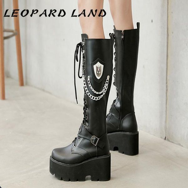 boots leopard land 2021 and winter high thick bottom chunky chain punk long wedge metal -1030-1, Black
boots leopard land 2021 and winter high thick bottom chunky chain punk long wedge metal -1030-1, Black
