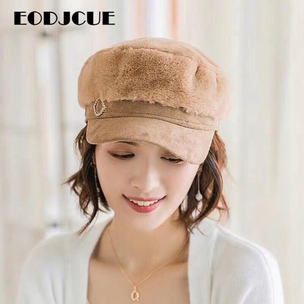 fashion fake fur beret hat women british style girls beret hat lady winter hats bonnet, Blue;gray
fashion fake fur beret hat women british style girls beret hat lady winter hats bonnet, Blue;gray