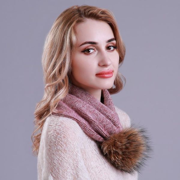 scarves cntang women's multipurpose scarf autumn winter warm knitted fashion ladies casual luxury raccoon fur pompom wool, Blue;gray
scarves cntang women's multipurpose scarf autumn winter warm knitted fashion ladies casual luxury raccoon fur pompom wool, Blue;gray