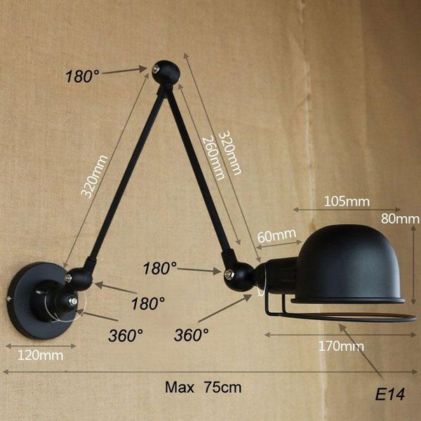 wall lamp rh loft mechanical arm france jielde reminisced retractable double vintage,folding rod- with switch
wall lamp rh loft mechanical arm france jielde reminisced retractable double vintage,folding rod- with switch