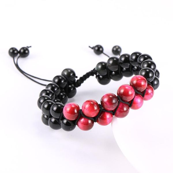 tennis double layer hand-woven 8mm natural stone wrap bracelet for men women tiger eye onyx beads boho fashion jewelry 2021, Golden;silver
tennis double layer hand-woven 8mm natural stone wrap bracelet for men women tiger eye onyx beads boho fashion jewelry 2021, Golden;silver