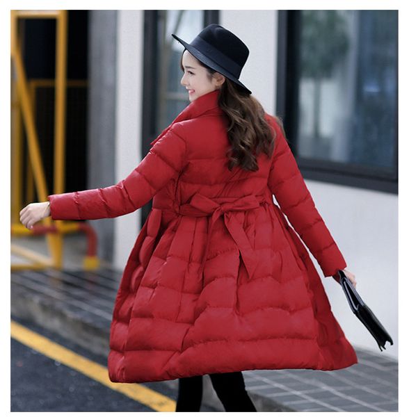 long down jacket 2019 new cape skirt korean loose over knee women's winter coat, Black
long down jacket 2019 new cape skirt korean loose over knee women's winter coat, Black