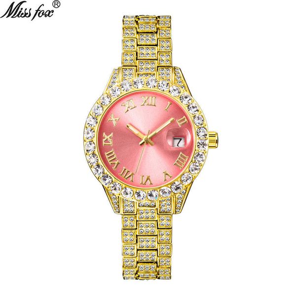 missfox watch fashion atmosphere rome diamond calendar waterproof luminous women's watch, Slivery;brown
missfox watch fashion atmosphere rome diamond calendar waterproof luminous women's watch, Slivery;brown