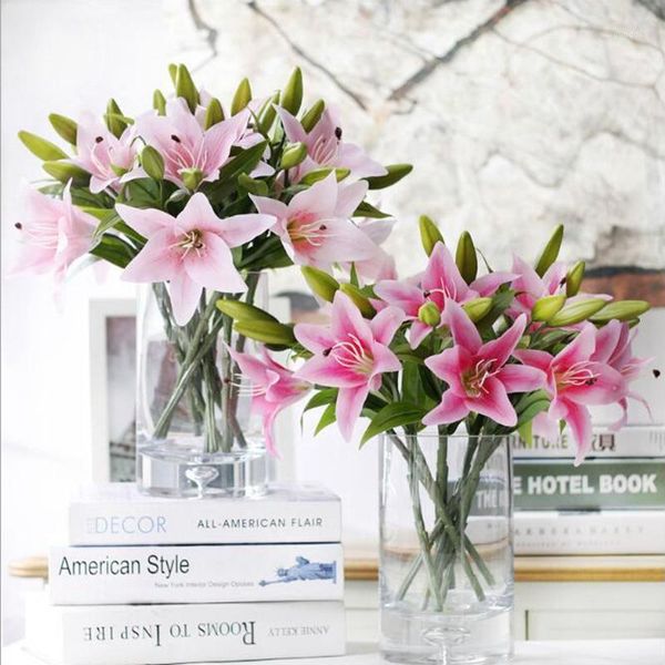 1 branch handmade single perfume lily wedding home decoration diy valentines day bridal bouquet artificial flowers1
1 branch handmade single perfume lily wedding home decoration diy valentines day bridal bouquet artificial flowers1