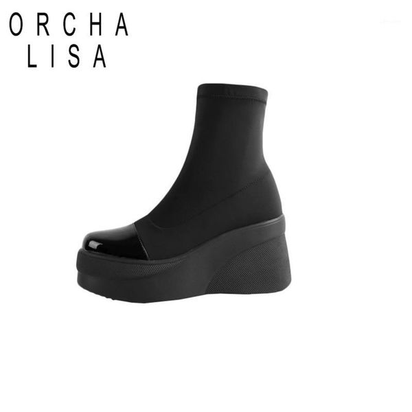 orcha lisa autumn mid-calf boots for women round toe height increasing height genuine leather big size 34-39 black casual c19761
orcha lisa autumn mid-calf boots for women round toe height increasing height genuine leather big size 34-39 black casual c19761