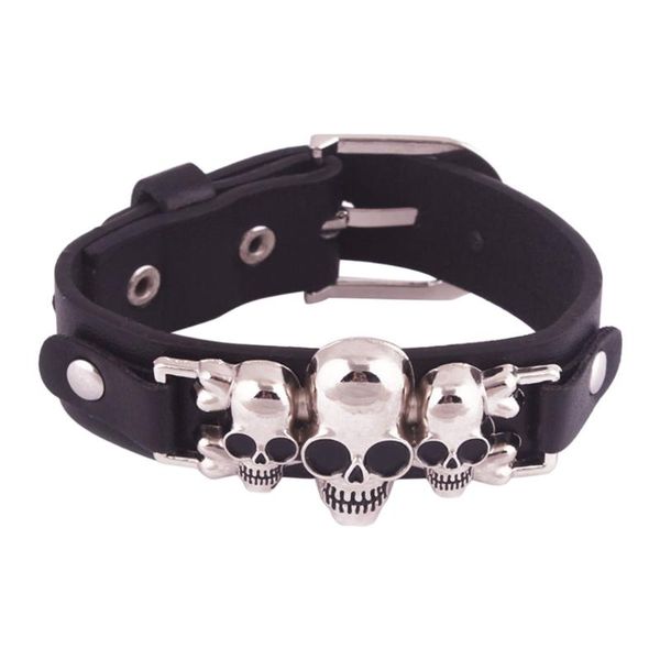 charm bracelets cool skeleton skull punk gothic bangle bracelet pu leather wristband jewelry gifts for men 8 ll@17, Golden;silver
charm bracelets cool skeleton skull punk gothic bangle bracelet pu leather wristband jewelry gifts for men 8 ll@17, Golden;silver