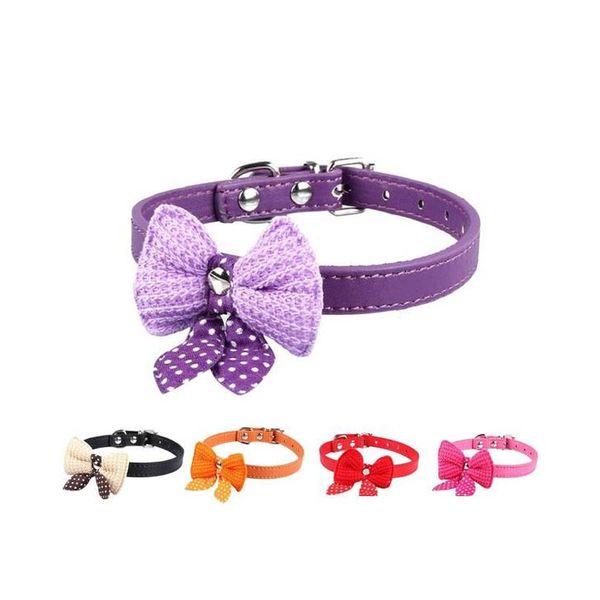 xs/s bowknot adjustable pu leather dog puppy pet cat collars necklace neck lace gqi79
xs/s bowknot adjustable pu leather dog puppy pet cat collars necklace neck lace gqi79