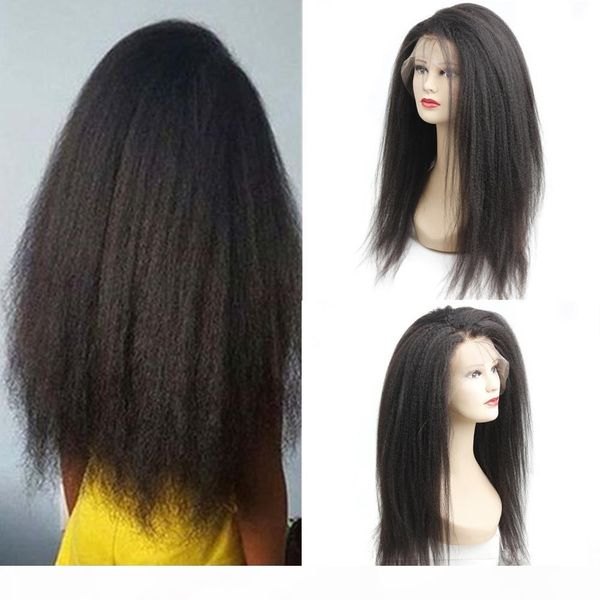 afro kinky straight 360 lace frontal wigs human hair lace wig malaysian virgin hair lace front wigs full end for women 150% density, Black;brown
afro kinky straight 360 lace frontal wigs human hair lace wig malaysian virgin hair lace front wigs full end for women 150% density, Black;brown