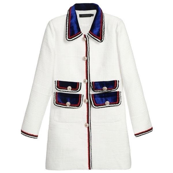 winter new small fragrance woolen coat women single-breasted vintage tweed patchwork wool blends coat y1126, Black
winter new small fragrance woolen coat women single-breasted vintage tweed patchwork wool blends coat y1126, Black
