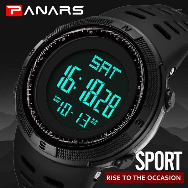 panars electronic watch men sports led digital watch for men wristwatch reloj digital deportivos herren uhren reloj hombre 20201, Slivery;brown
panars electronic watch men sports led digital watch for men wristwatch reloj digital deportivos herren uhren reloj hombre 20201, Slivery;brown