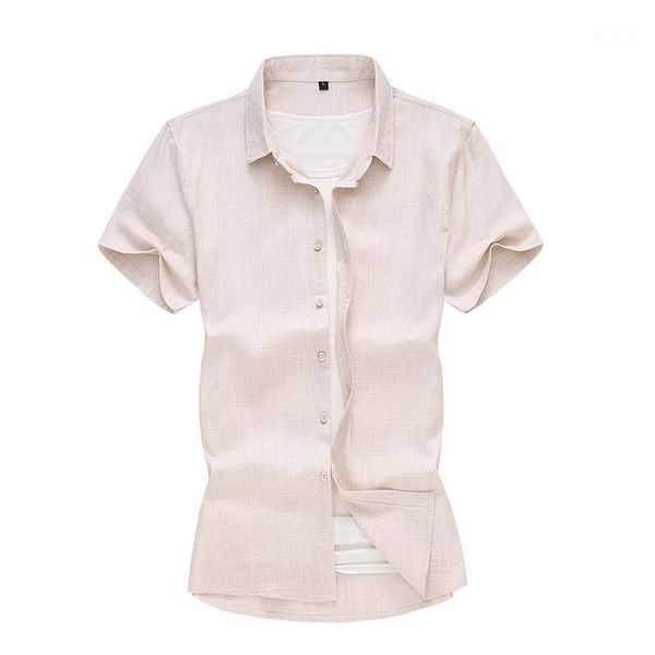 45kg-120kg big size men 2019 summer men's short sleeve shirts cotton linen breathable cool white khaki black shirt 5xl 6xl 7xl1, White;black
45kg-120kg big size men 2019 summer men's short sleeve shirts cotton linen breathable cool white khaki black shirt 5xl 6xl 7xl1, White;black