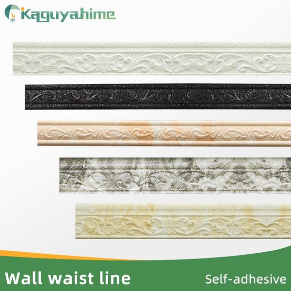 kaguyahime 3d wall waist line foam waterproof border self-adhesive wall sticker 230cm corner line diy decor edge strip
kaguyahime 3d wall waist line foam waterproof border self-adhesive wall sticker 230cm corner line diy decor edge strip