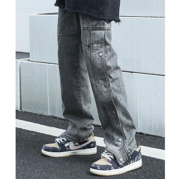 2021 men's fashion hiphop streetwear designer breasted high-quality jeans wide brim pants fah4, Blue
2021 men's fashion hiphop streetwear designer breasted high-quality jeans wide brim pants fah4, Blue