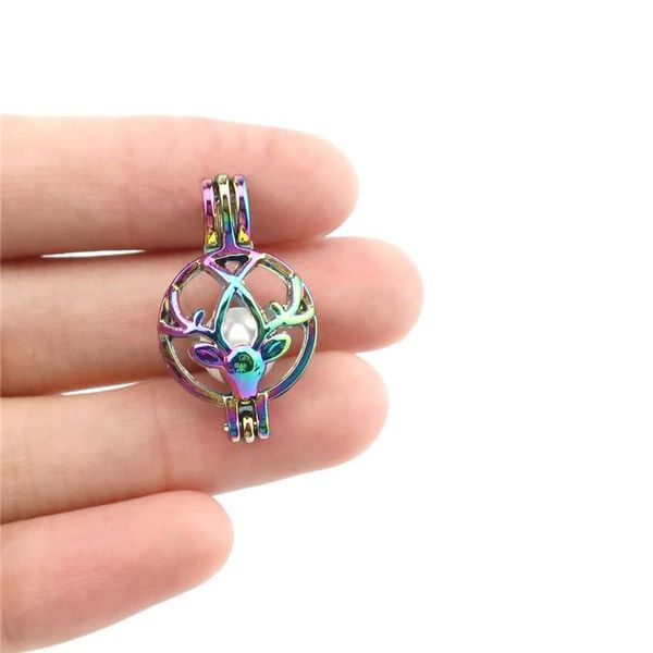 c394 5pcs/lot rainbow color 26mm round cross elk horn pearl beads cage locket pendant pearl locket fairytale party jllqvf, Silver
c394 5pcs/lot rainbow color 26mm round cross elk horn pearl beads cage locket pendant pearl locket fairytale party jllqvf, Silver