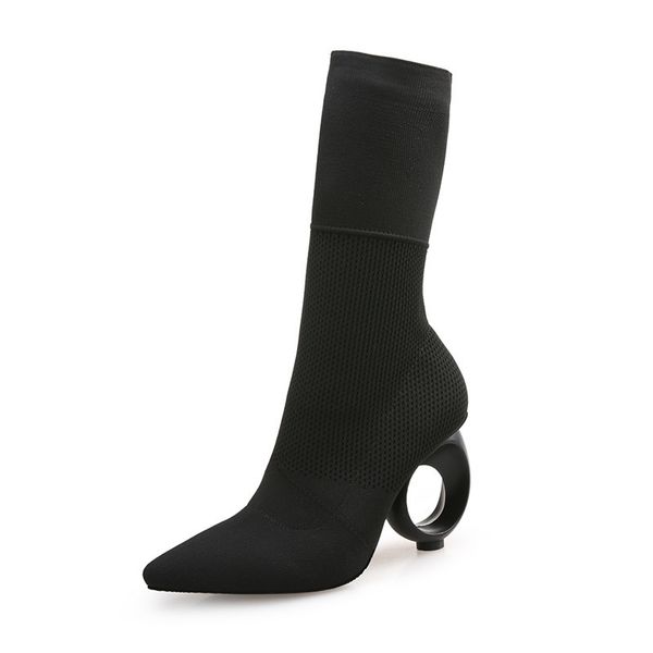 sending the of female fashion black bombs point stretcher toe high heels short socks 2-color boots ns9c
sending the of female fashion black bombs point stretcher toe high heels short socks 2-color boots ns9c