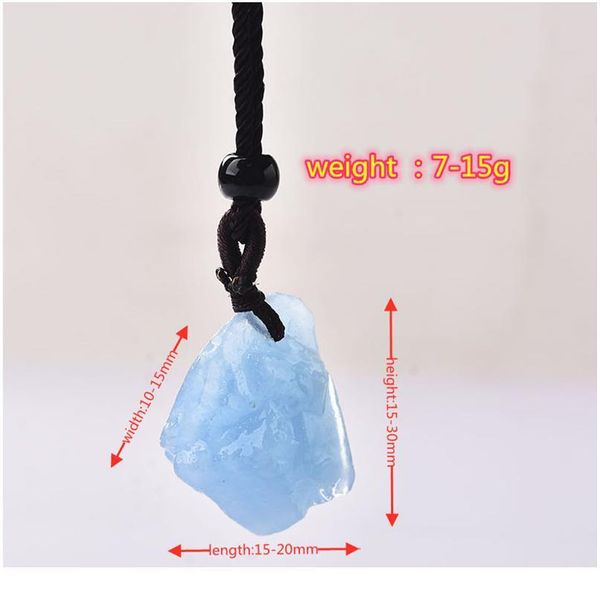 100% natural aquamarine original stone pendant natural quartz stone raw crystal quartz fashion for men women jewelry jllwuz, Black 
100% natural aquamarine original stone pendant natural quartz stone raw crystal quartz fashion for men women jewelry jllwuz, Black