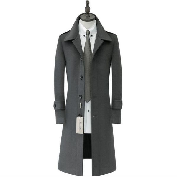 korean casual grey woolen coat men trench coats long sleeves overcoat mens cashmere coat casaco masculino inverno erkek england, Black
korean casual grey woolen coat men trench coats long sleeves overcoat mens cashmere coat casaco masculino inverno erkek england, Black