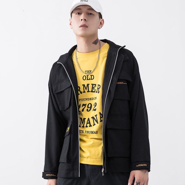urban clothing - new trend in autumn 2020 ins multi pocket loose coat men's casual jacket, Black;brown
urban clothing - new trend in autumn 2020 ins multi pocket loose coat men's casual jacket, Black;brown