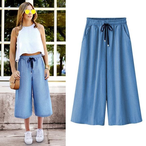 women cotton wide leg pants loose casual summer pants solid color capris trousers plus size -6xl, Black;white
women cotton wide leg pants loose casual summer pants solid color capris trousers plus size -6xl, Black;white