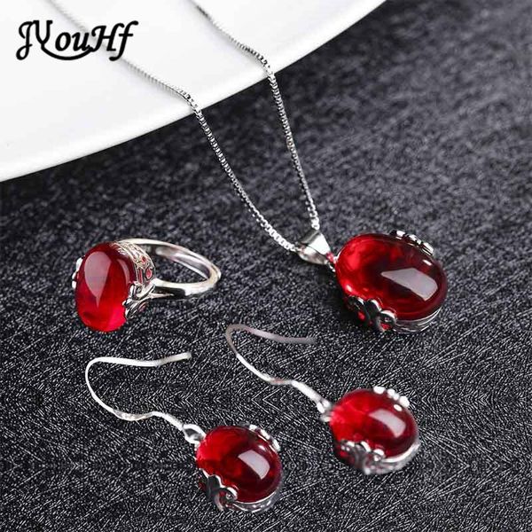 jyouhf fashion red corundum камень ювелирные изделия овальные форма ожерелье серьги кольцо ювелирные изделия свадебные свадебные платье аксе, Silver
jyouhf fashion red corundum камень ювелирные изделия овальные форма ожерелье серьги кольцо ювелирные изделия свадебные свадебные платье аксе, Silver