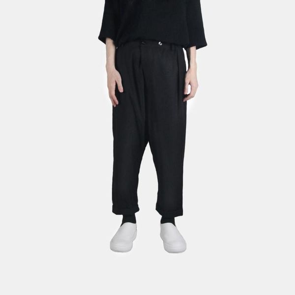 men's pants 2021 men and women's clothing hair stylist fashion catwalk loose extremely simple style nine point plus size costumes, Black
men's pants 2021 men and women's clothing hair stylist fashion catwalk loose extremely simple style nine point plus size costumes, Black