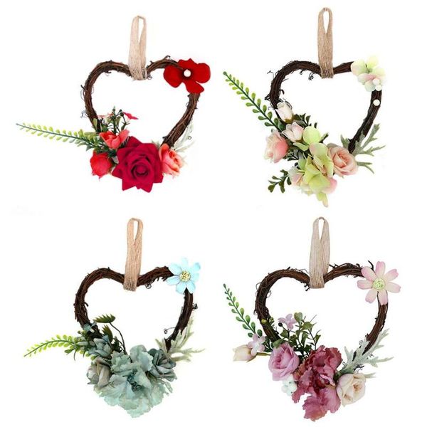 decorative flowers & wreaths garland rattan heart shaped artificial flower wall art ornaments wedding car decoration home party holiday
decorative flowers & wreaths garland rattan heart shaped artificial flower wall art ornaments wedding car decoration home party holiday