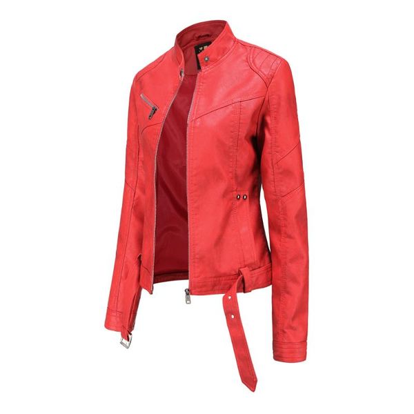women's leather & faux 2021 spring and autumn jacket pu ladies slim windbreaker motorcycle fashion women, Black
women's leather & faux 2021 spring and autumn jacket pu ladies slim windbreaker motorcycle fashion women, Black