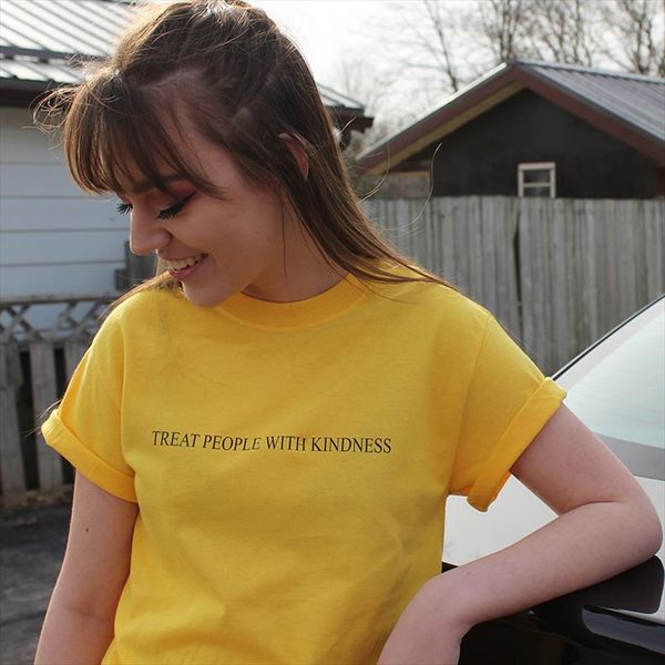 harry styles treat people with kindness t shirt women t shirt femme fashion letter printed asual yellow tee feminist tee, White
harry styles treat people with kindness t shirt women t shirt femme fashion letter printed asual yellow tee feminist tee, White