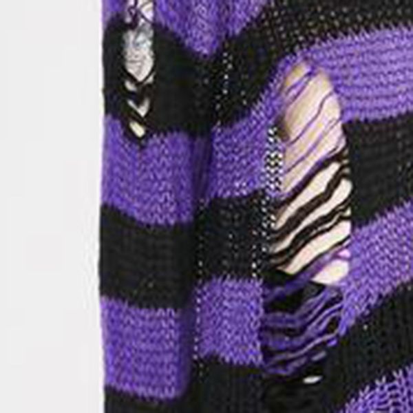 halloween 200 gothic knitted sweater women long pullovers striped loose winter ripped plus size sweaters jumpers mujer jersey q1217, White;black
halloween 200 gothic knitted sweater women long pullovers striped loose winter ripped plus size sweaters jumpers mujer jersey q1217, White;black
