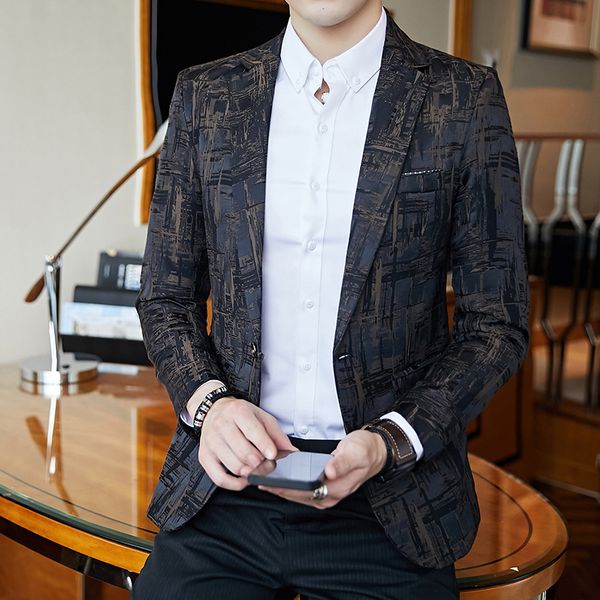 2020 blazer male plaid in dark, elegant print, for dinner, with a button, social, casual, elegant, slim, prom jacket pgls, White;black
2020 blazer male plaid in dark, elegant print, for dinner, with a button, social, casual, elegant, slim, prom jacket pgls, White;black