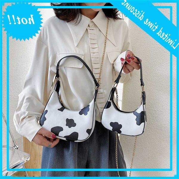 fashion cow milk printed women handbag pu simple underarm shoulder bags female daily travel totes purse
fashion cow milk printed women handbag pu simple underarm shoulder bags female daily travel totes purse