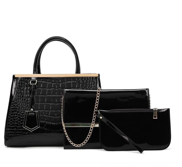cross body european and american fashion trend women's one-shoulder bag 2021 crocodile-print handbag three-piece set mother
cross body european and american fashion trend women's one-shoulder bag 2021 crocodile-print handbag three-piece set mother