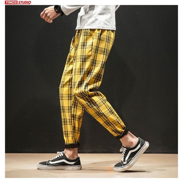 dropshipping japanese streerwear men plaid autumn fashion slim man casual trousers korean male harem pants 201218, Black
dropshipping japanese streerwear men plaid autumn fashion slim man casual trousers korean male harem pants 201218, Black