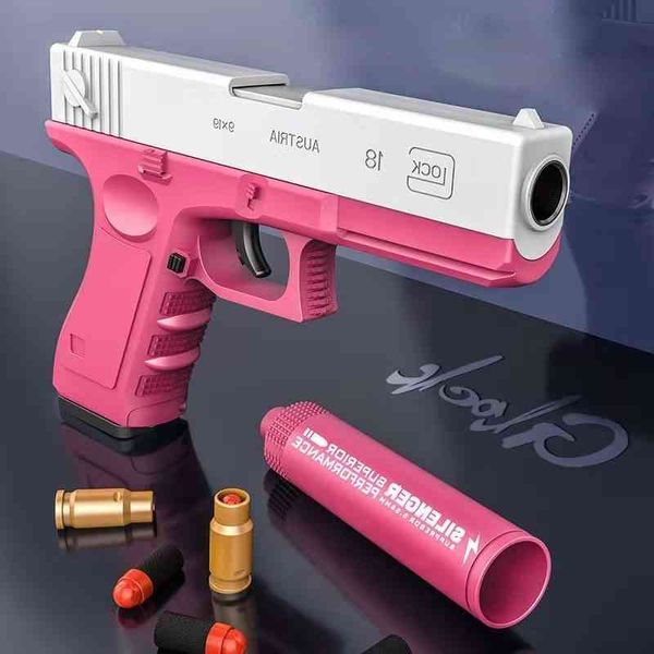 5444glock pistol toys gun shell ejection handgun toy soft darts bullets airsoft for boys outdoor sports shooting birthday gift
5444glock pistol toys gun shell ejection handgun toy soft darts bullets airsoft for boys outdoor sports shooting birthday gift