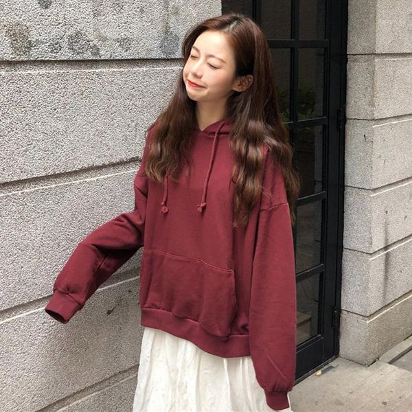hooded coat ins fashion women's new spring / summer 2020 korean loose long sleeve solid color pullover1, Black
hooded coat ins fashion women's new spring / summer 2020 korean loose long sleeve solid color pullover1, Black