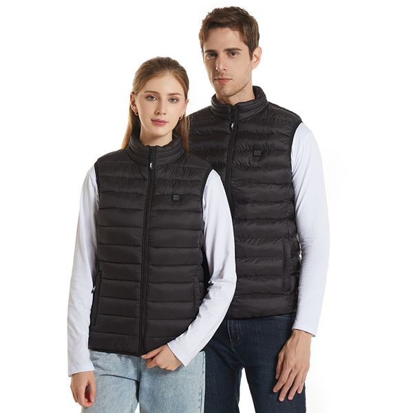 smart heating clothing men's vest winter cotton clothing stand-up collar thickening leisure outdoor sports vest, Black;white
smart heating clothing men's vest winter cotton clothing stand-up collar thickening leisure outdoor sports vest, Black;white