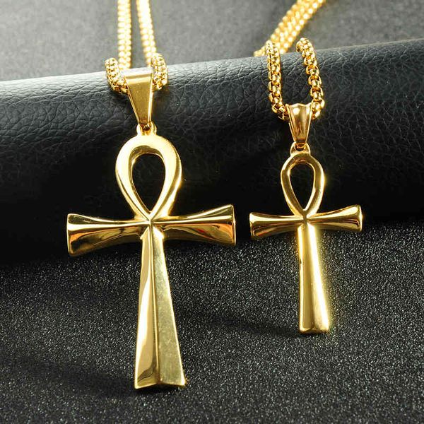 never fade religious jewelry hips hops gold plated stainless steel cross necklace titanium ankh pendant necklaces, Silver
never fade religious jewelry hips hops gold plated stainless steel cross necklace titanium ankh pendant necklaces, Silver