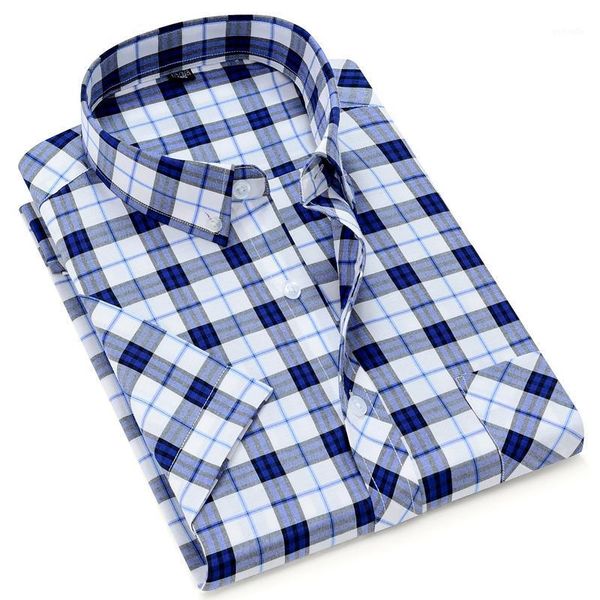 men's classical plaid shirt short sleeve summer style regular fit checked design mens casual pocket shirts1, White;black
men's classical plaid shirt short sleeve summer style regular fit checked design mens casual pocket shirts1, White;black
